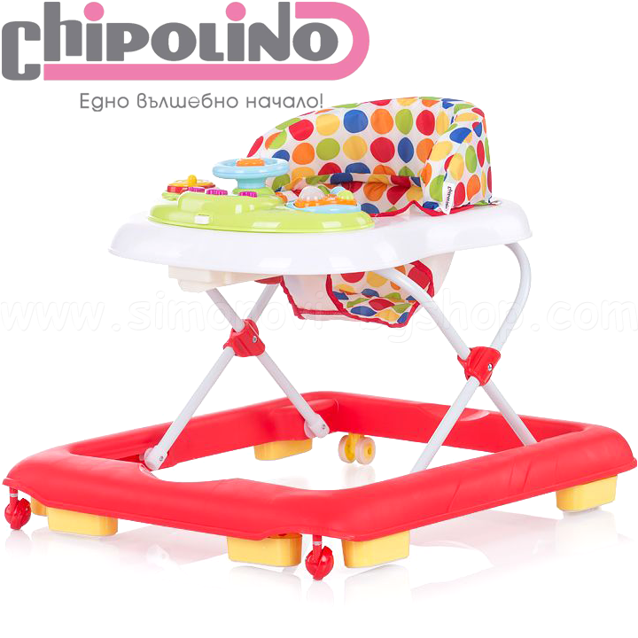 * 2020 Chipolino Career Baby Walker Red