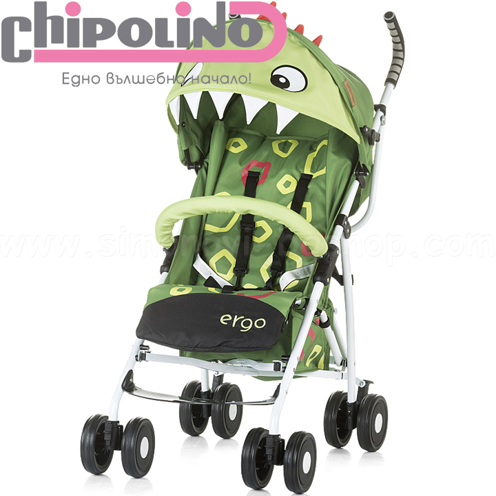 *2019 Chipolino Лятна количка Ergo/Ерго Green Dragon *2019 Chipolino Лятна количка Ergo/Ерго Green Dragon