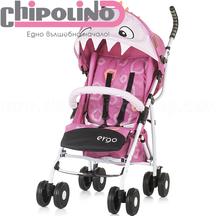 *2019 Chipolino Лятна количка Ergo/Ерго Pink Dragon *2019 Chipolino Лятна количка Ergo/Ерго Pink Dragon