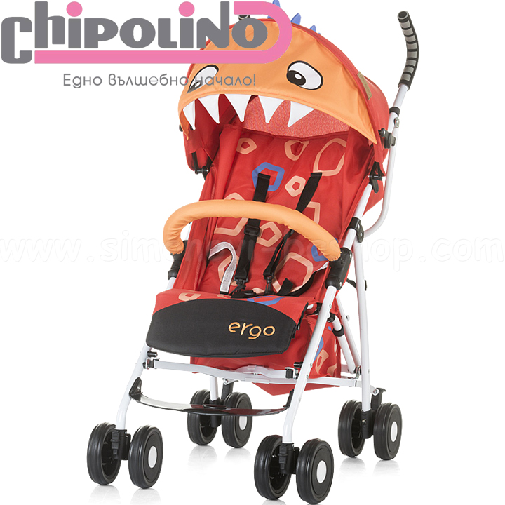 *2019 Chipolino Лятна количка Ergo/Ерго Red Dragon *2019 Chipolino Лятна количка Ergo/Ерго Red Dragon