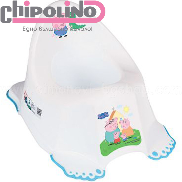 Chipolino Анатомично гърне Peppa Pig Tega Baby Blue GA018PP01BW Chipolino Анатомично гърне Peppa Pig Tega Baby Blue GA018PP01BW
