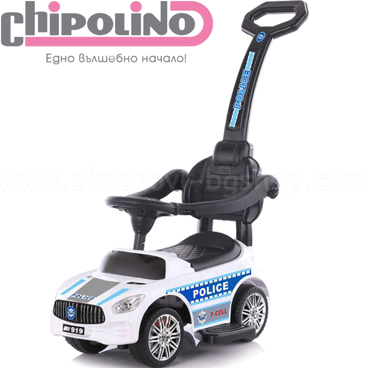2020 Chipolino Ride-on Riding Car Police ROCPL02001WH