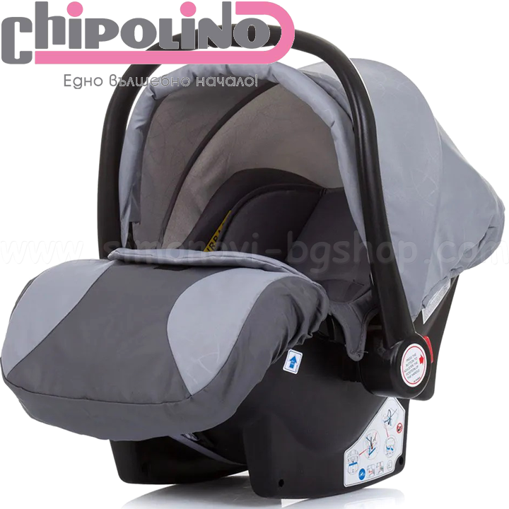 * 2023 Chipolino Car seat (0-13 kg) "Havana" Graphitte STKHA02302GT