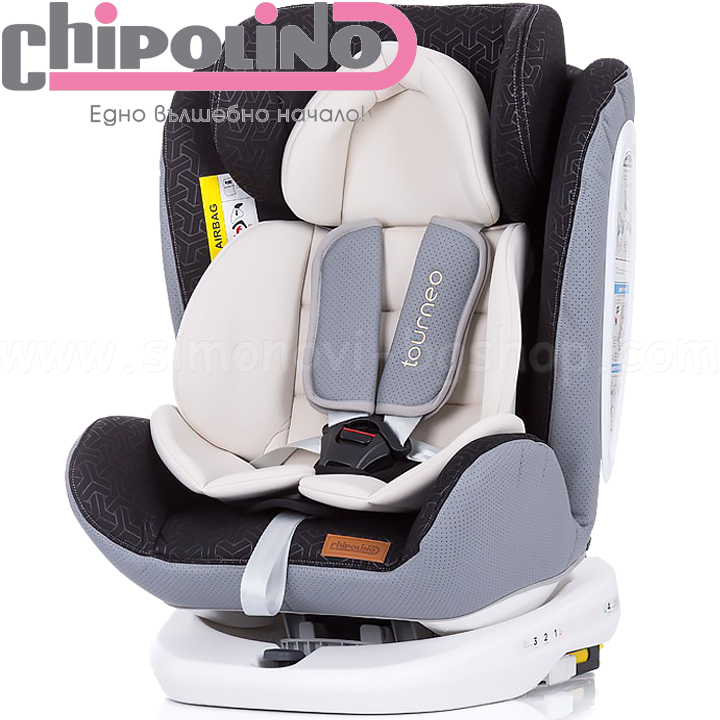 *Chipolino    / Tourneo 360 ISOFIX 0-36kg. CremeSTKTOU204CR