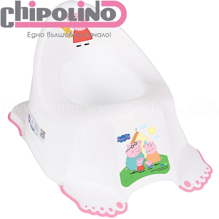 Chipolino Анатомично гърне Peppa Pig Tega Baby Pink GA018PP02PW Chipolino Анатомично гърне Peppa Pig Tega Baby Pink GA018PP02PW