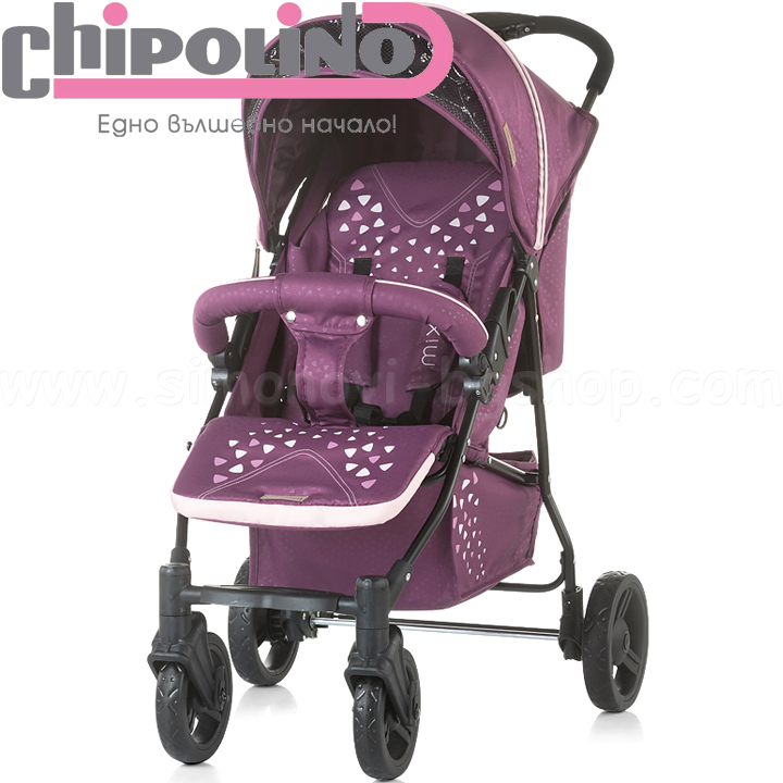 Chipolino Детска количка МИКСИ/ Mixie Amethyst LKMX01903AM Chipolino Детска количка МИКСИ/ Mixie Amethyst LKMX01903AM