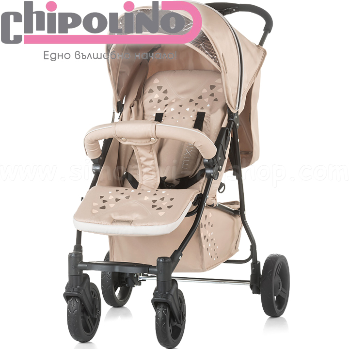 Chipolino Детска количка МИКСИ/ Mixie Caramel LKMX01904CA Chipolino Детска количка МИКСИ/ Mixie Caramel LKMX01904CA