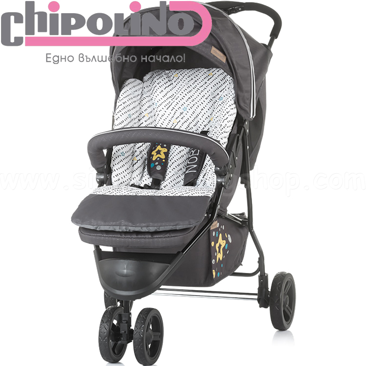 Chipolino Детска количка - триколка Ноби/ Noby Granite Grey LKNB01901GG Chipolino Детска количка - триколка Ноби/ Noby Granite Grey LKNB01901GG