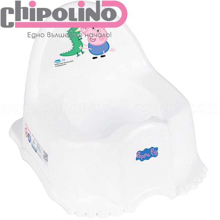 Chipolino Бебешко гърне Peppa Pig Tega Baby Blue G018PP01BW Chipolino Бебешко гърне Peppa Pig Tega Baby Blue G018PP01BW