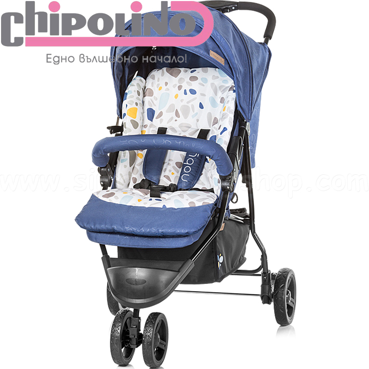 Chipolino Детска количка - триколка Ноби/ Noby Blue Indigo LKNB01802BI Chipolino Детска количка - триколка Ноби/ Noby Blue Indigo LKNB01802BI
