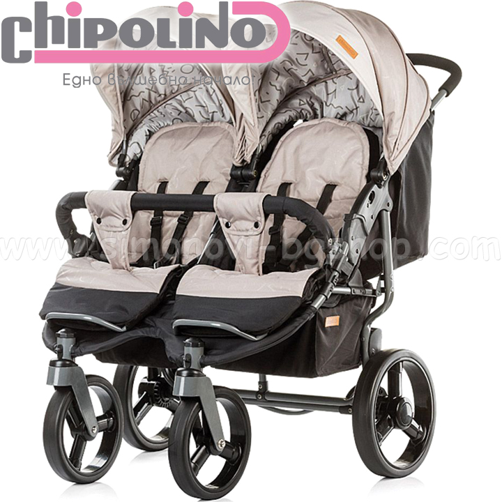 *Chipolino Количка за близнаци Туикс Frape KBTX01801FR *Chipolino Количка за близнаци Туикс Frape KBTX01801FR