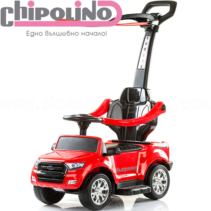 2020 Chipolino Ride-on Кола за яздене със сенник Ford Red 2020 Chipolino Ride-on Кола за яздене със сенник Ford Red