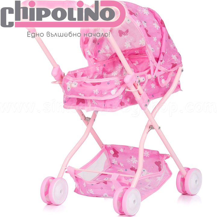 Chipolino Doll stroller Gigi Butterfly KZKGI02201BU
