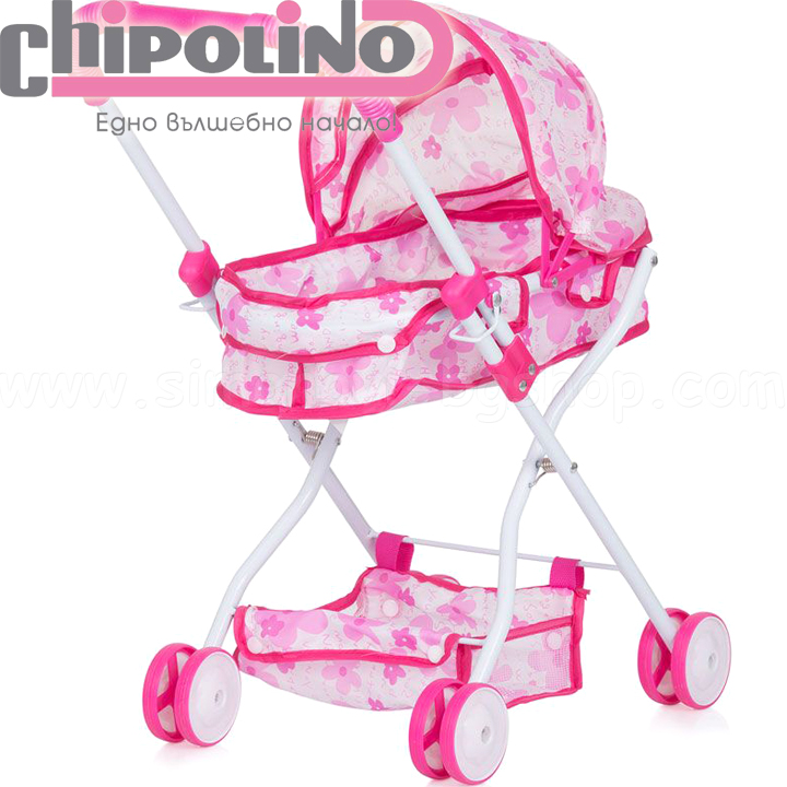 Chipolino Doll stroller Gigi Flower KZKGI02202FL