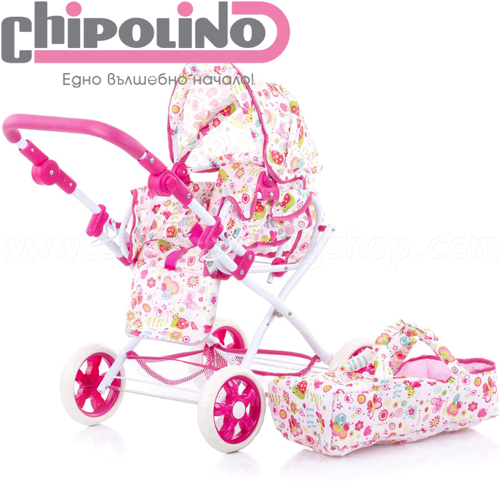 Chipolino Doll stroller Nelly Garden KZKNE02003GA