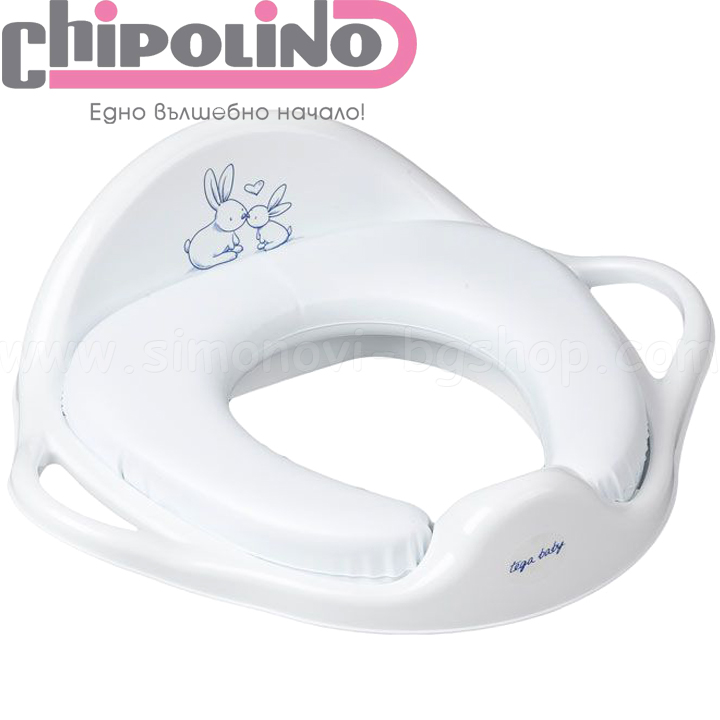 2022 Chipolino Soft Toilet Seat Bunny Pink STPS01604LBR