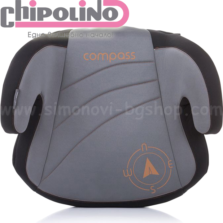 2022 Chipolino Car Seat 22-36kg Isofix Compass Platinum SDKCO0222PL