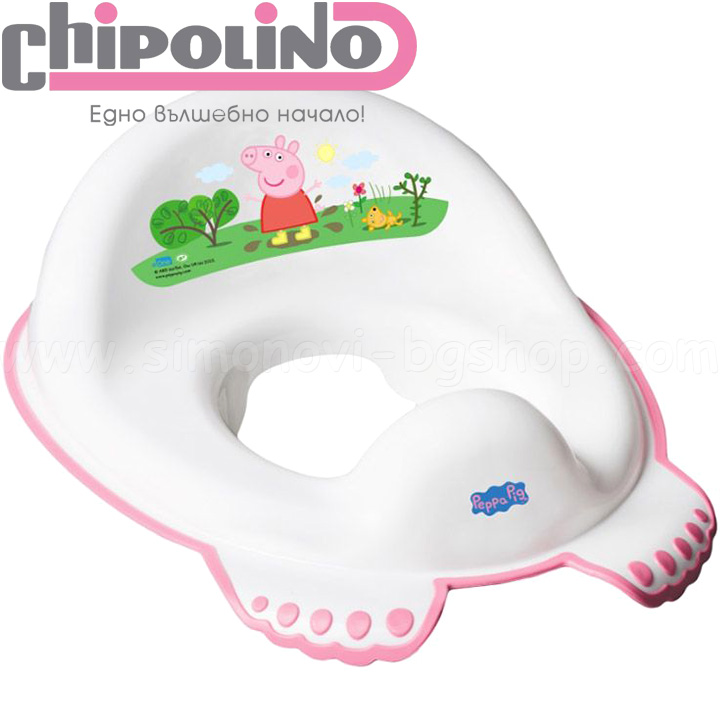 Chipolino Седалка за тоалетна чиния Peppa Pig Pink STP018PP02PW Chipolino Седалка за тоалетна чиния Peppa Pig Pink STP018PP02PW