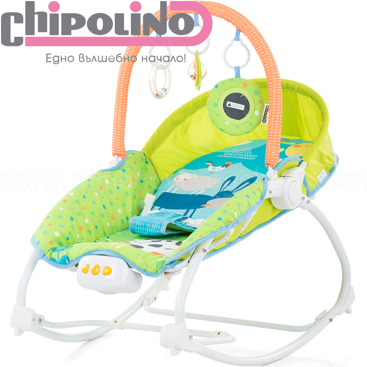 Chipolino Музикален шезлонг Фиеста/Fiesta Multicolor SHEFI0182MC Chipolino Музикален шезлонг Фиеста/Fiesta Multicolor SHEFI0182MC