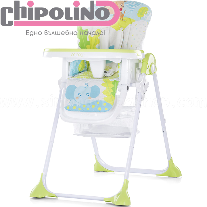 Chipolino Стол за хранене Макси/ Maxi Jungle STHMX0194JU Chipolino Стол за хранене Макси/ Maxi Jungle STHMX0194JU