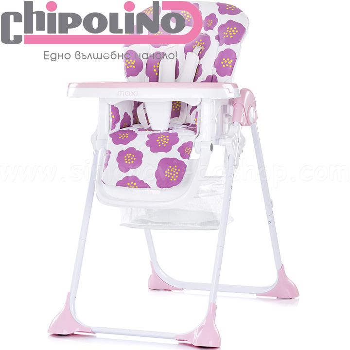 Chipolino Стол за хранене Макси/ Maxi Flowers STHMX0192FL Chipolino Стол за хранене Макси/ Maxi Flowers STHMX0192FL