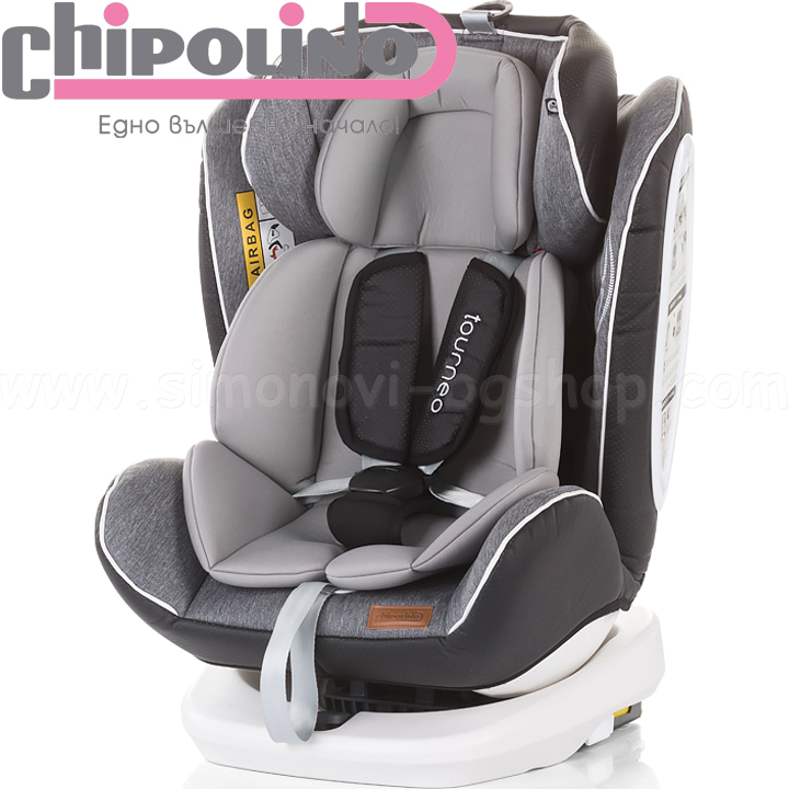Chipolino Стол за кола Турнео/ Tourneo 360 ISOFIX 0-36kg. Ash STKTOU194AS Chipolino Стол за кола Турнео/ Tourneo 360 ISOFIX 0-36kg. Ash STKTOU194AS