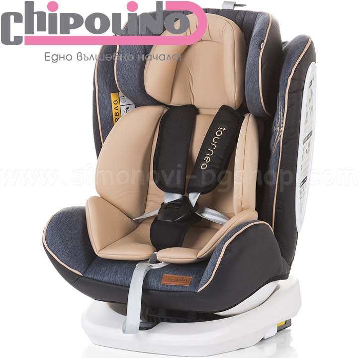 Chipolino Стол за кола Турнео/ Tourneo 360 ISOFIX 0-36kg. Beige STKTOU193BE Chipolino Стол за кола Турнео/ Tourneo 360 ISOFIX 0-36kg. Beige STKTOU193BE