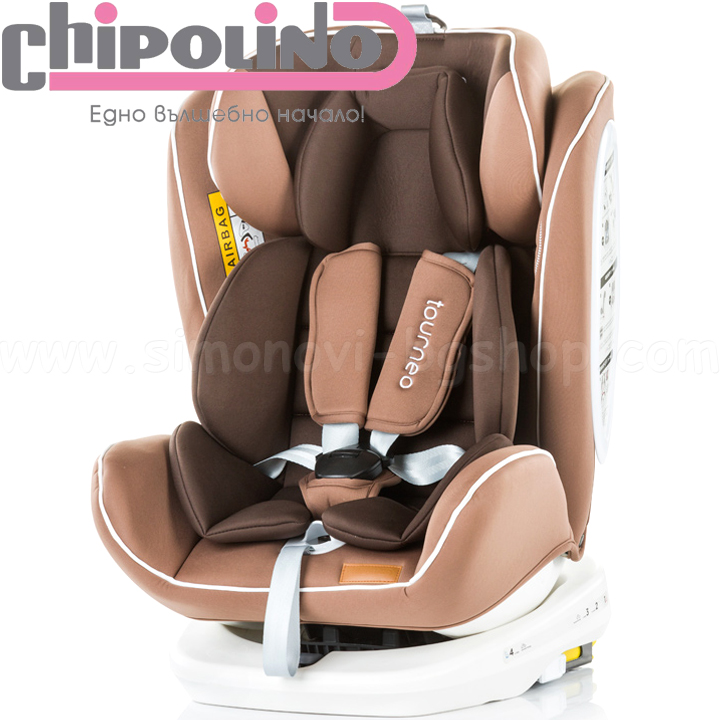 Chipolino Стол за кола Турнео/ Tourneo 360 ISOFIX 0-36kg. Mocca STKTOU185MO Chipolino Стол за кола Турнео/ Tourneo 360 ISOFIX 0-36kg. Mocca STKTOU185MO
