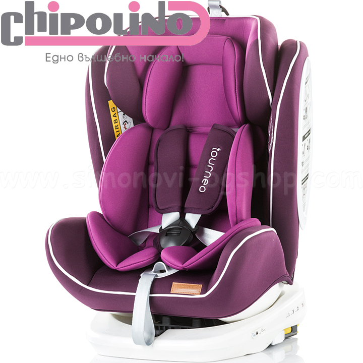 Chipolino Стол за кола Турнео/ Tourneo 360 ISOFIX 0-36kg. Purple STKTOU182PU Chipolino Стол за кола Турнео/ Tourneo 360 ISOFIX 0-36kg. Purple STKTOU182PU