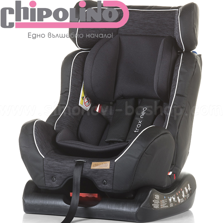 Chipolino Столче за кола (0-25кг) Trax/Тракс Neo Grey Granite Chipolino Столче за кола (0-25кг) Trax/Тракс Neo Grey Granite
