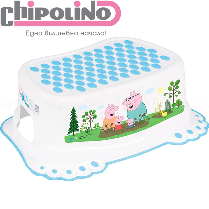 Chipolino Стъпало за баня Peppa Pig Blue Tega Baby PZS018PP01BW Chipolino Стъпало за баня Peppa Pig Blue Tega Baby PZS018PP01BW
