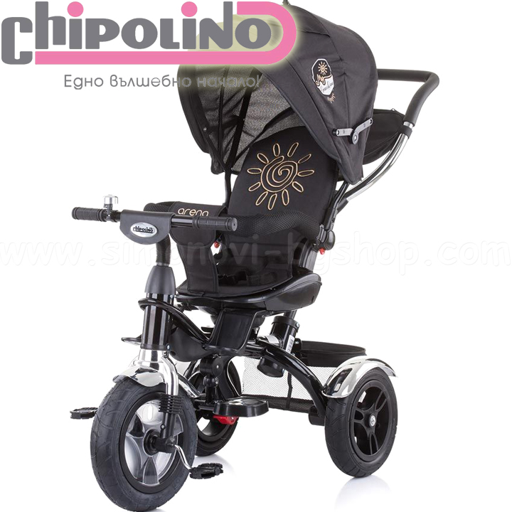 Chipolino Триколка 360° със сенник Арена Мъгла TRKAR02101AT Chipolino Триколка 360° със сенник Арена Мъгла TRKAR02101AT