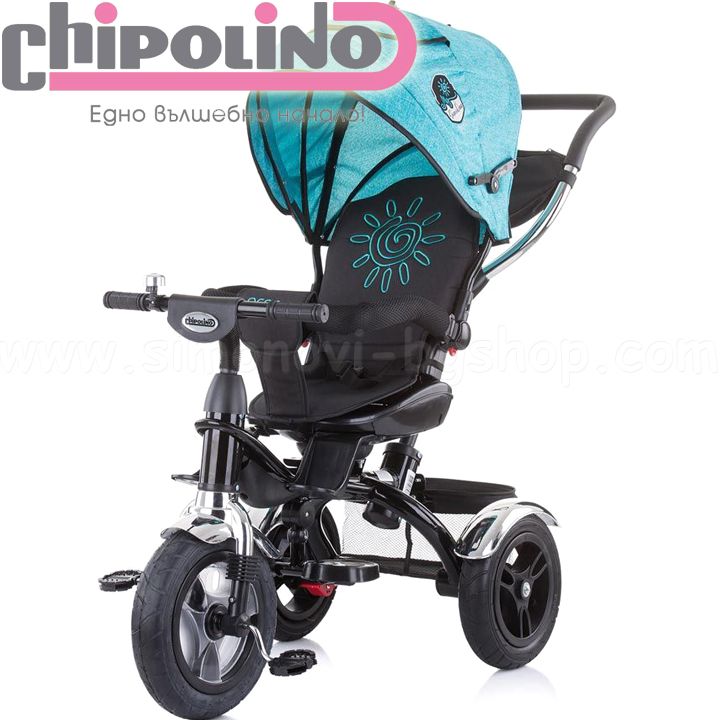Chipolino Триколка 360° със сенник Арена Мента TRKAR02104MI Chipolino Триколка 360° със сенник Арена Мента TRKAR02104MI