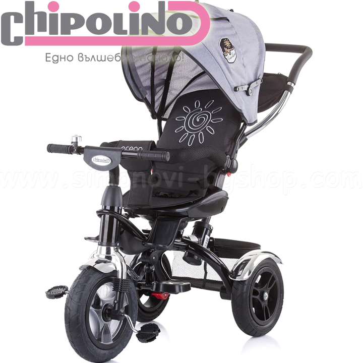 Chipolino Триколка 360° със сенник Арена Мъгла TRKAR02102MT Chipolino Триколка 360° със сенник Арена Мъгла TRKAR02102MT