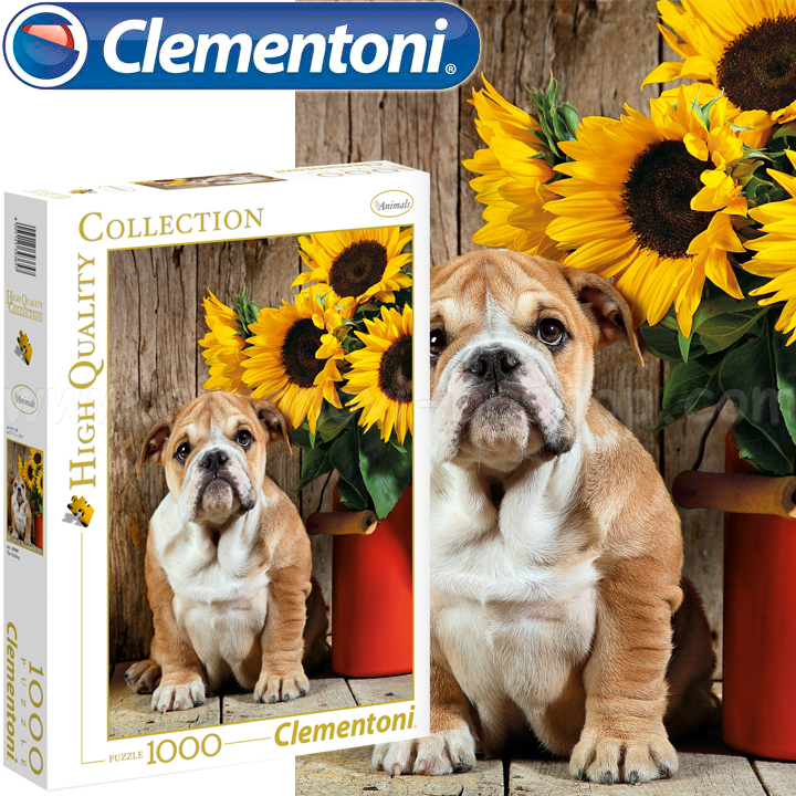 *Clementoni High Quality Collection Пъзел 1000ч. "The Bulldog" 39365 *Clementoni High Quality Collection Пъзел 1000ч. "The Bulldog" 39365