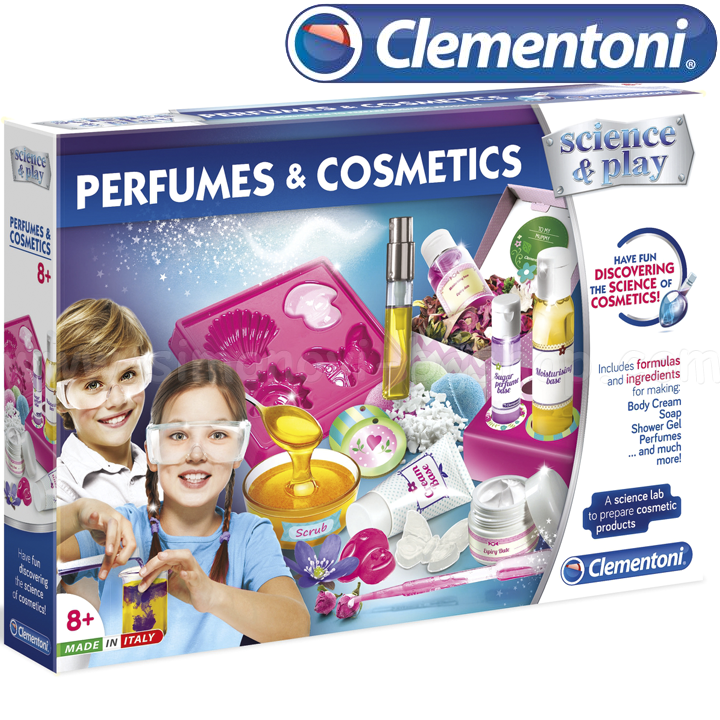 *Clementoni Science & Play Лаборатория за парфюми и козметика 61775 *Clementoni Science & Play Лаборатория за парфюми и козметика 61775
