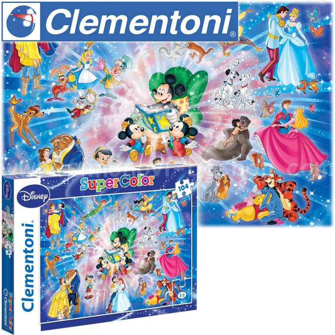 *Clementoni   104. Disney Family 27954