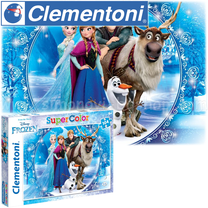 *Clementoni   104. Disney Frozen 27956