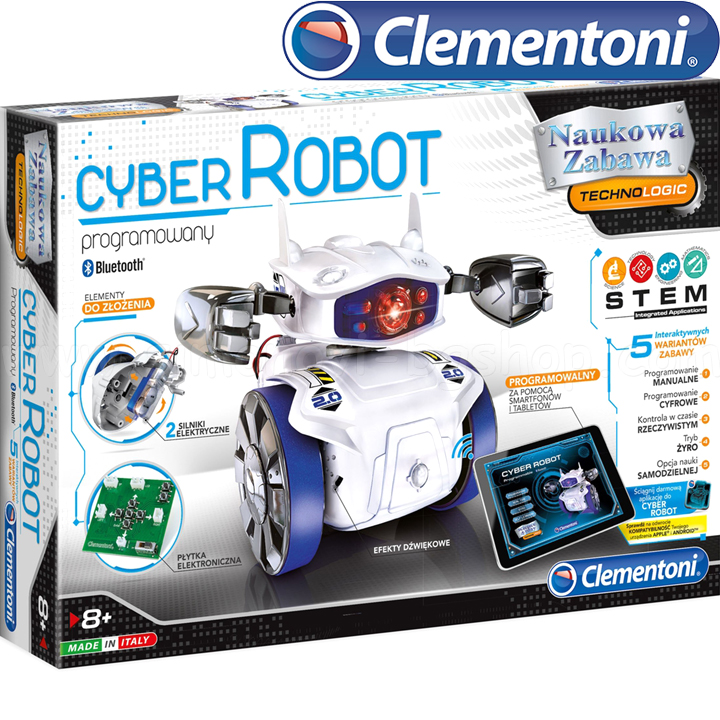 Clementoni Science & Play Робот Cyber за програмиране 75022 Clementoni Science & Play Робот Cyber за програмиране 75022