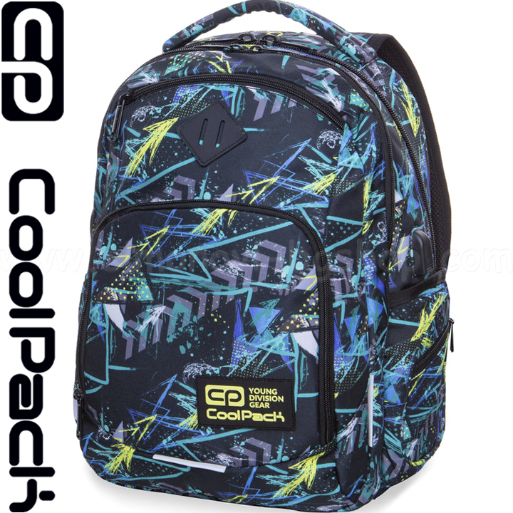 Cool Pack Break USB Ученическа раница Scribbles B24031 Cool Pack Break USB Ученическа раница Scribbles B24031