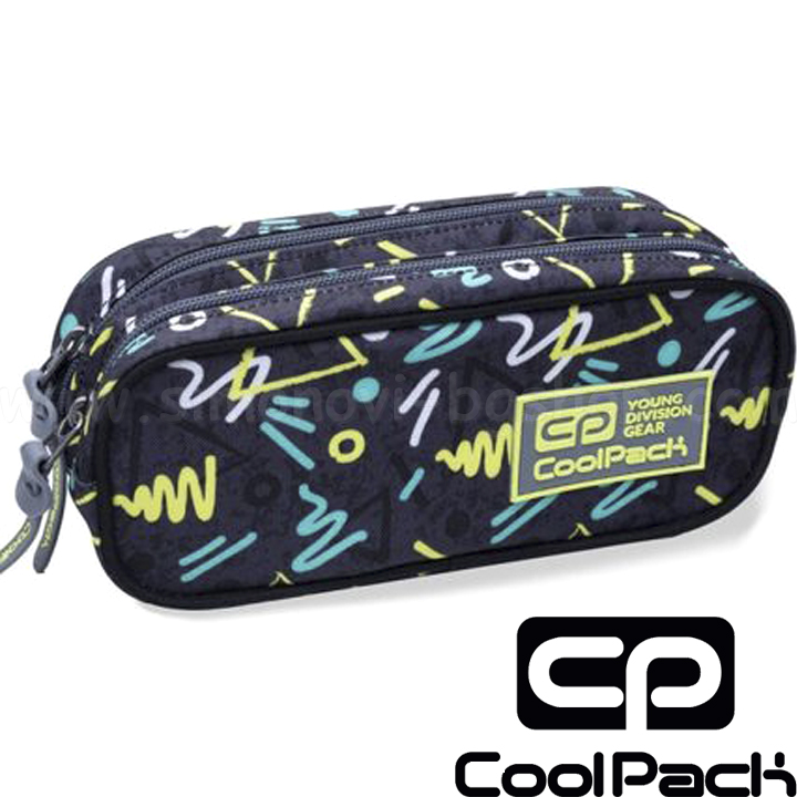 Cool Pack Clever Несесер с два ципа Sketch B65104 Cool Pack Clever Несесер с два ципа Sketch B65104