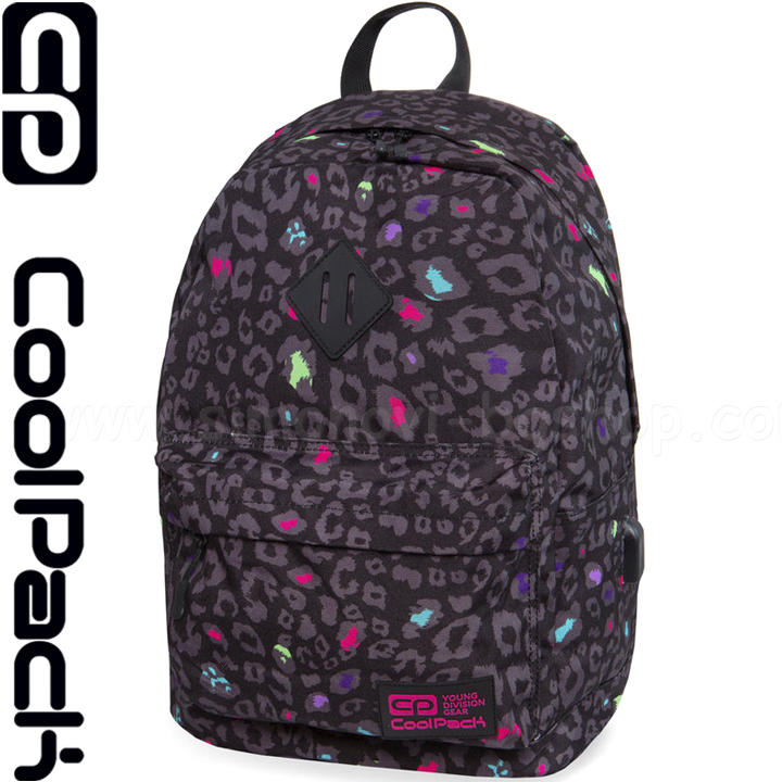 Cool Pack Cross USB Ученическа раница Black Panther B26044 Cool Pack Cross USB Ученическа раница Black Panther B26044
