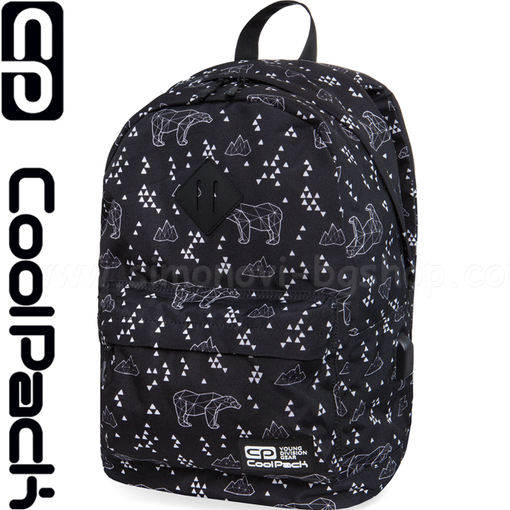Cool Pack Cross USB Ученическа раница Polar Bears B26051 Cool Pack Cross USB Ученическа раница Polar Bears B26051