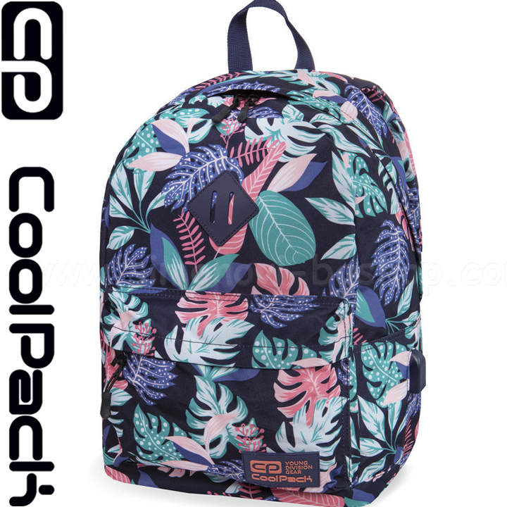 Cool Pack Cross USB Ученическа раница Tropical Mist B26043 Cool Pack Cross USB Ученическа раница Tropical Mist B26043