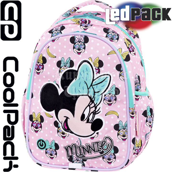 Cool Pack LED Joy S Minnie Pink B47302 School Backpack