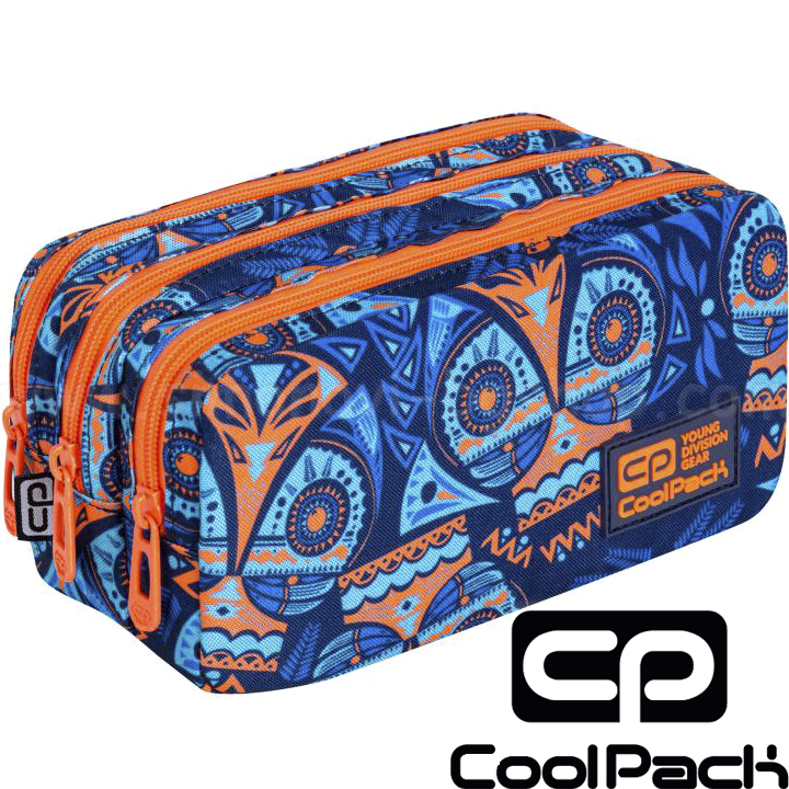 2020 Cool Pack Primus Несесер с три ципа Aztec Blue C60189 2020 Cool Pack Primus Несесер с три ципа Aztec Blue C60189