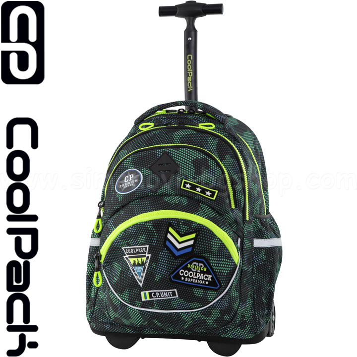 2019 Cool Pack Starr Ученическа раница на колелца Badges B`Green B35151 2019 Cool Pack Starr Ученическа раница на колелца Badges B`Green B35151