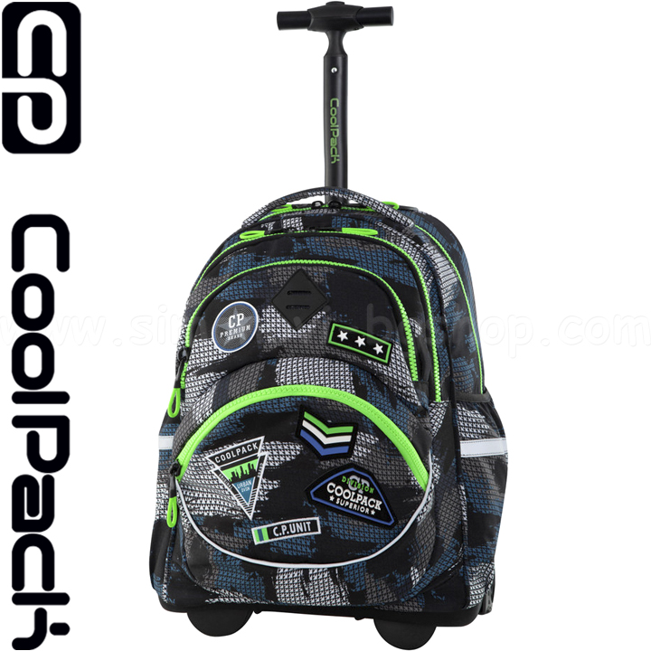 2019 Cool Pack Starr Ученическа раница на колелца Badges B`Grey B35150 2019 Cool Pack Starr Ученическа раница на колелца Badges B`Grey B35150