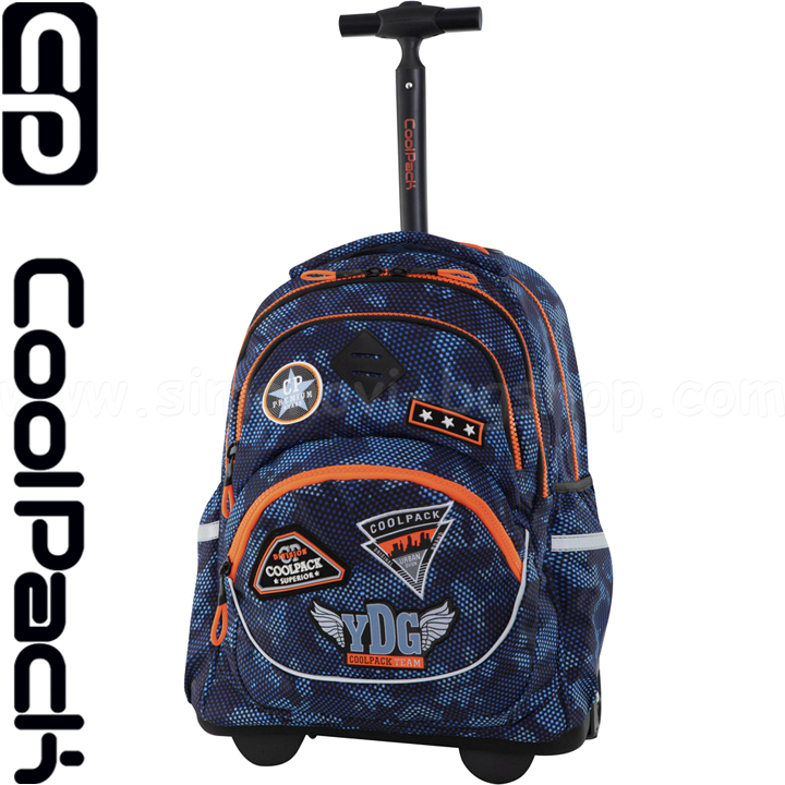 2019 Cool Pack Starr Ученическа раница на колелца Badges B`Navy B35153 2019 Cool Pack Starr Ученическа раница на колелца Badges B`Navy B35153