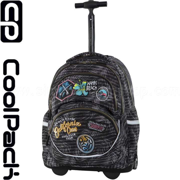 2019 Cool Pack Starr Ученическа раница на колелца Badges G Grey B35155 2019 Cool Pack Starr Ученическа раница на колелца Badges G Grey B35155